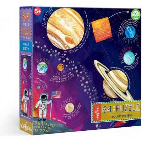 Puzzle Système Solaire - 64 pièces - Puzzle - Eeboo