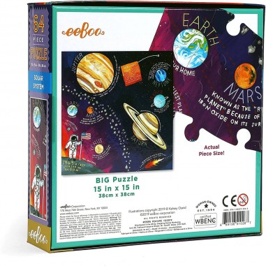 Puzzle Système Solaire - 64 pièces - Puzzle - Eeboo