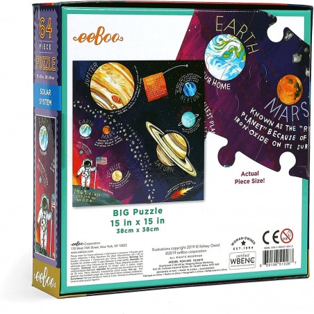 Puzzle Système Solaire - 64 pièces - Puzzle - Eeboo