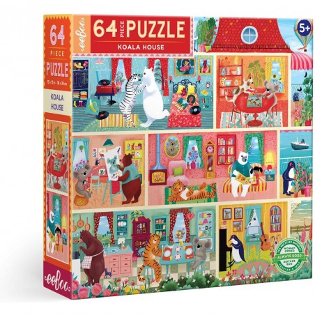 Puzzle Maison des Koalas - 64 pièces - Puzzle - Eeboo