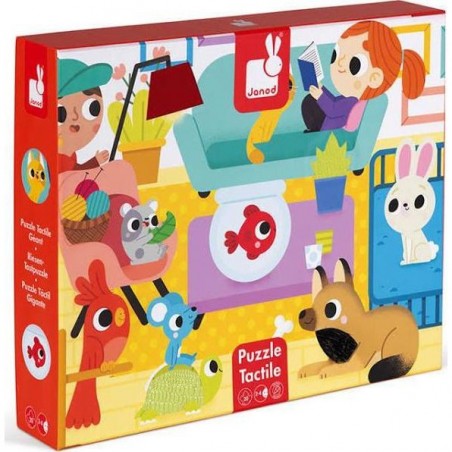 Puzzle Tactile Les Animaux Domestiques