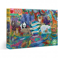 Puzzle Planet Earth - 100 pcs - Un jeu - Eeboo