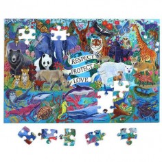 Puzzle Planet Earth - 100 pcs - Un jeu - Eeboo 2