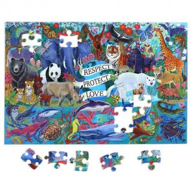 Puzzle Planet Earth - 100 pcs - Un jeu - Eeboo