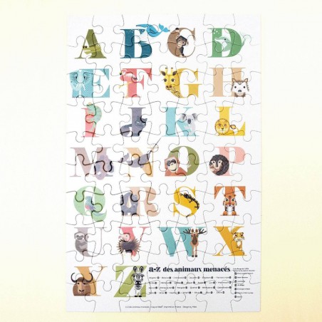 Puzzle Abécédaire - 70 pièces - Puzzle - Coq En Pâte