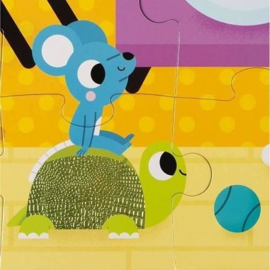 Puzzle Tactile Les Animaux Domestiques