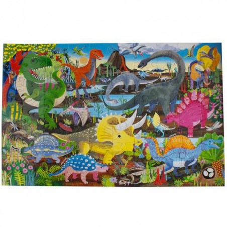 Puzzle Le Temps des Dinosaures - 100 pièces - Puzzle - Eeboo