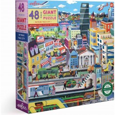 Puzzle Dans la Ville - 48 pièces - Eeboo