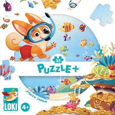 Puzzle + - fait de la Plongée - Jeux enfants - Loki
