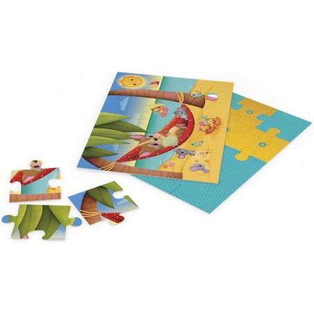 Puzzle + - à la Plage - Jeux enfants - Loki