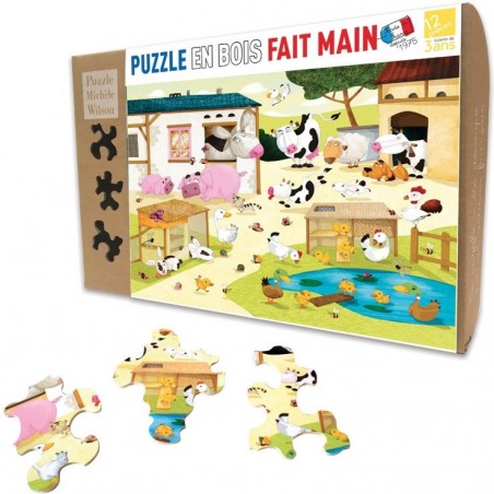 Puzzle 12 pièces la ferme - Puzzle - Michèle Wilson