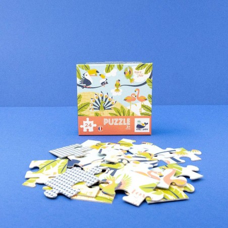 Puzzle Love is in the Air - 24 pièces - Puzzle - Coq En Pâte