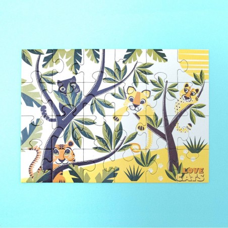 Puzzle Love Cats - 24 pièces - Puzzle - Coq En Pâte
