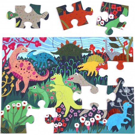 Puzzle Amis Dinosaures - 20 pièces - Puzzle - Eeboo