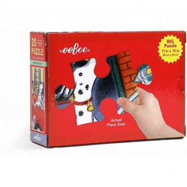 Puzzle Camion Pompier - 20 pièces - Puzzle - Eeboo