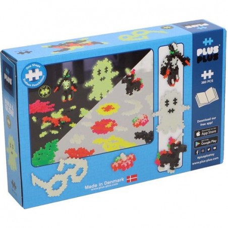 Plus plus mini Kit créations phosphorescentes - Plus-plus