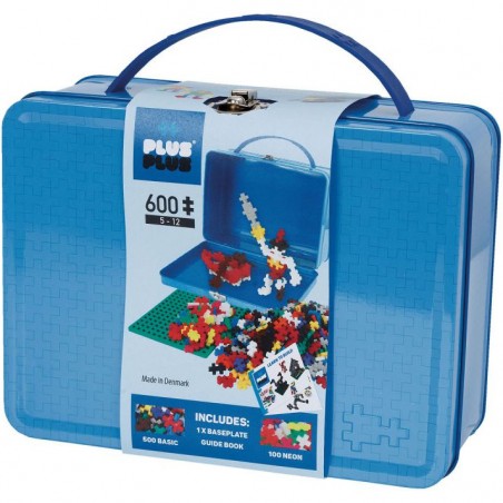 Plus plus Valisette métal 600 pièces mini Basic - Plus plus
