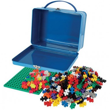 Plus plus Valisette métal 600 pièces mini Basic - Plus plus