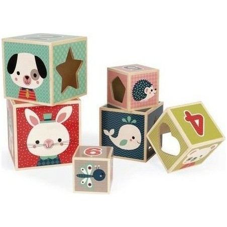 Pyramide 6 Cubes - Baby Forest