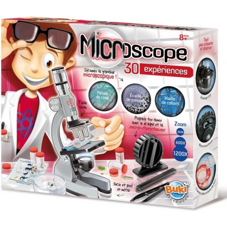 Coffret Microscope dès 8 ans - Buki