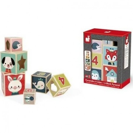 Pyramide 6 Cubes - Baby Forest