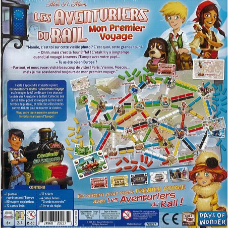 Mon Premier Voyage Europe - Les Aventuriers du Rail - Asmodee