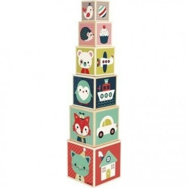 Pyramide 6 Cubes - Baby Forest