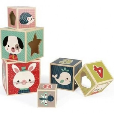 Pyramide 6 Cubes - Baby Forest