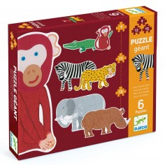 Puzzles Géants 9 à 15 pièces : Henri et ses amis - Djeco