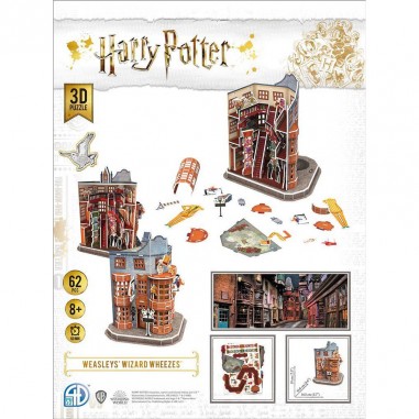 Puzzle 3D Harry Potter - Weasley Farces pour Sorciers - 62 pièces