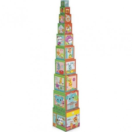Pyramide Carrés City Friends