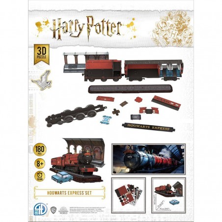 Puzzle 3d 180 pièces harry potter : le poudlard express - asmodée - Asmodee
