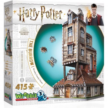 Puzzle 3D Harry Potter Le Terrier : La Maison des Weasley - 415 pièces - Wrebbit 3d