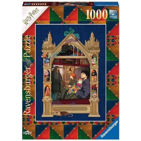 Puzzle 1000 pièces - harry potter en route vers poudlard - RAVENSBURGER