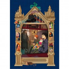 Puzzle 1000 pièces - harry potter en route vers poudlard - RAVENSBURGER 2