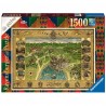 Ravensburger - Puzzle -1500p : La Carte de Poudlard / Harry Potter - RAVENSBURGER