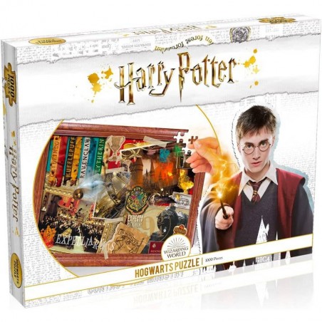 Puzzle Harry Potter Hogwarts Poudlard - 1000 pièces - Puzzle - Winning Moves