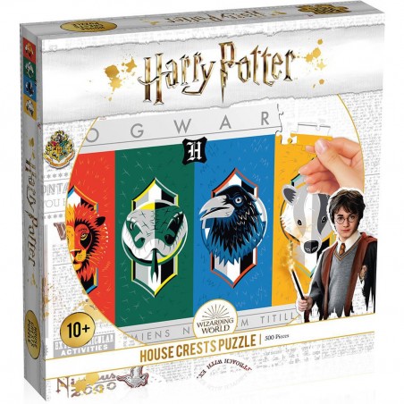 Puzzle Harry Potter Les 4 Maisons - 500 pièces - Puzzle - Winning Moves