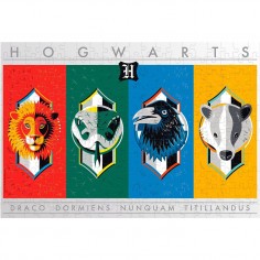Puzzle Harry Potter Les 4 Maisons - 500 pièces - Puzzle - Winning Moves 2