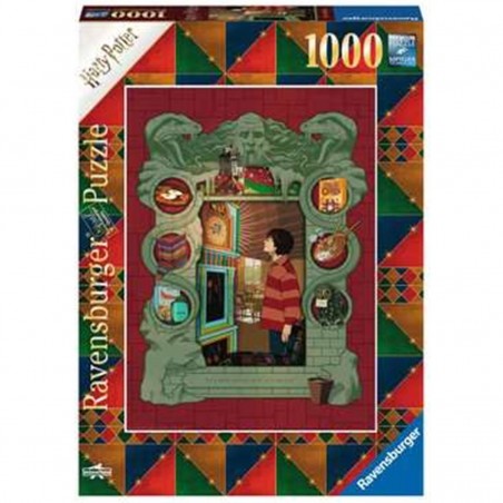 Puzzle 1000 pièces : harry potter chez la famille weasley - RAVENSBURGER