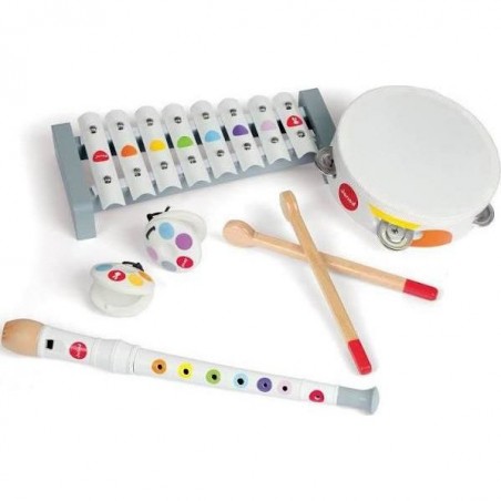 Set Musical d'instruments en bois Confetti