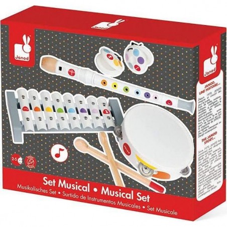 Set Musical d'instruments en bois Confetti