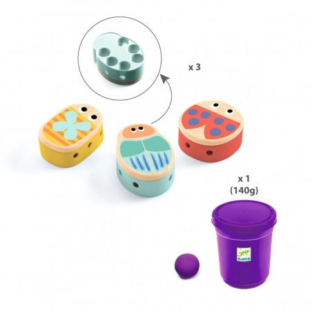 Mapatabestioles - Activité de pâte à modeler - Djeco