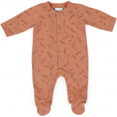 Pyjama 12mois jersey argile Trois petits lapins - Moulin Roty