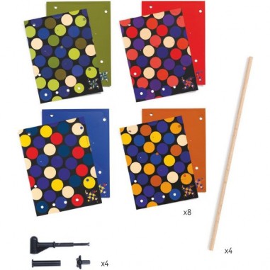 Coffret créatif Moulins à vent Diy - Spots - Djeco