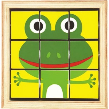 Tournanimo - jeu de motricité et puzzle en bois - Djeco