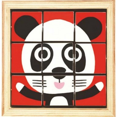 Tournanimo - jeu de motricité et puzzle en bois - Djeco