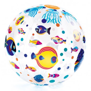 Ballon gonflable fishes ball - jeu de plein air - Djeco