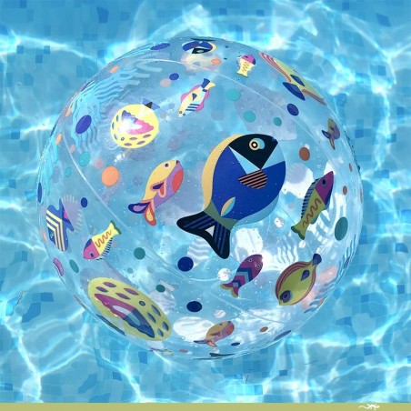 Ballon gonflable fishes ball - jeu de plein air - Djeco
