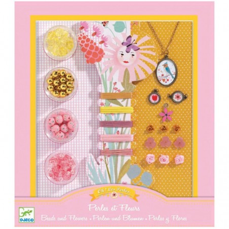 Bijoux à créer - Perles et fleurs - Djeco